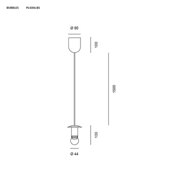 Vivida International bubbles montatura LED dimmerabile 10W - luce regolabile 2700K 3000K 4000K Vivida plus Lampade a sospensione